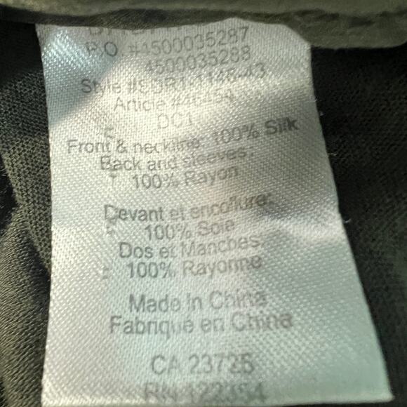 Babaton Silk Top womens XXS Relaxed Workwear Office Career Quiet Luxury Flaw - Picture 10 of 14